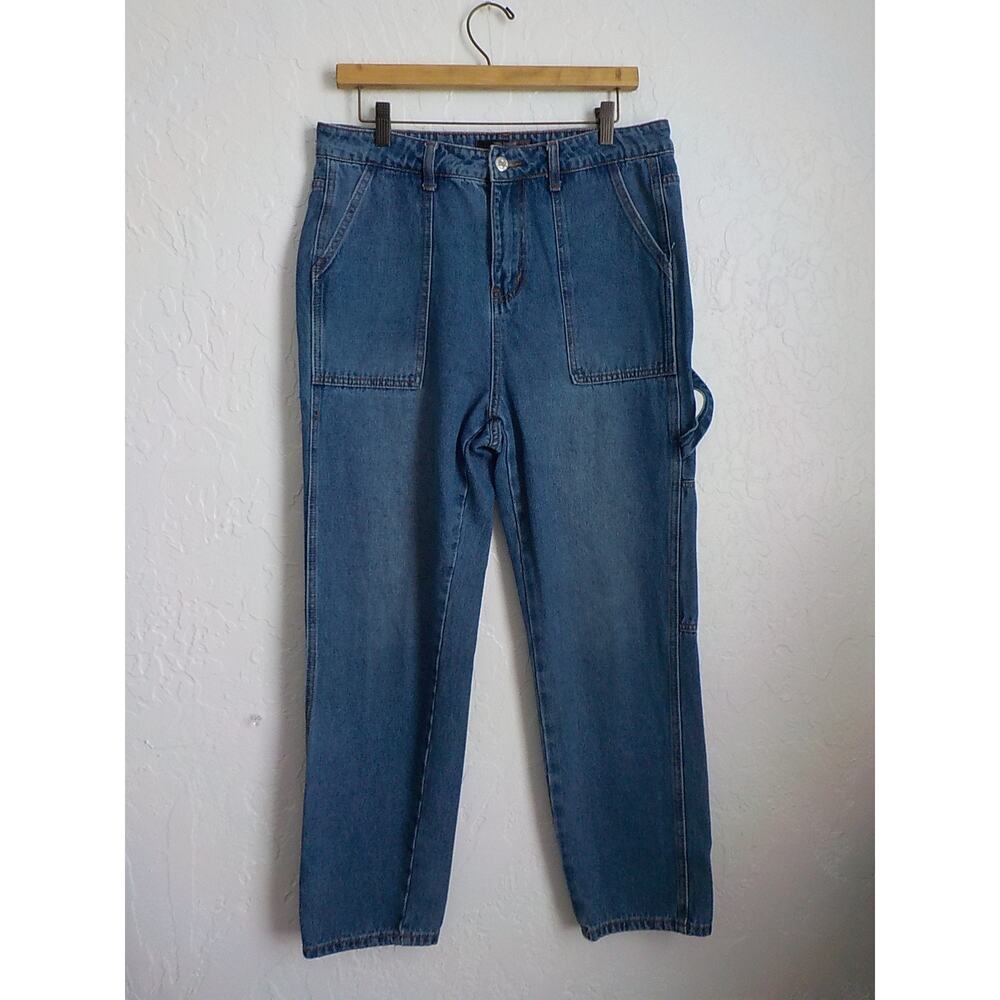 Monkey Ride Jeans Original Vintage Blue Demin Juniors sz 9 High Rise Boho Retro